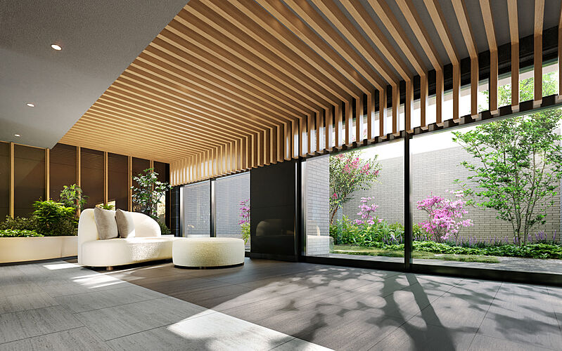 デュオヴェール南茨木 ラウンジ完成予想図