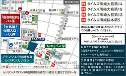 ブランシエラ川崎大島 モデルルーム案内図