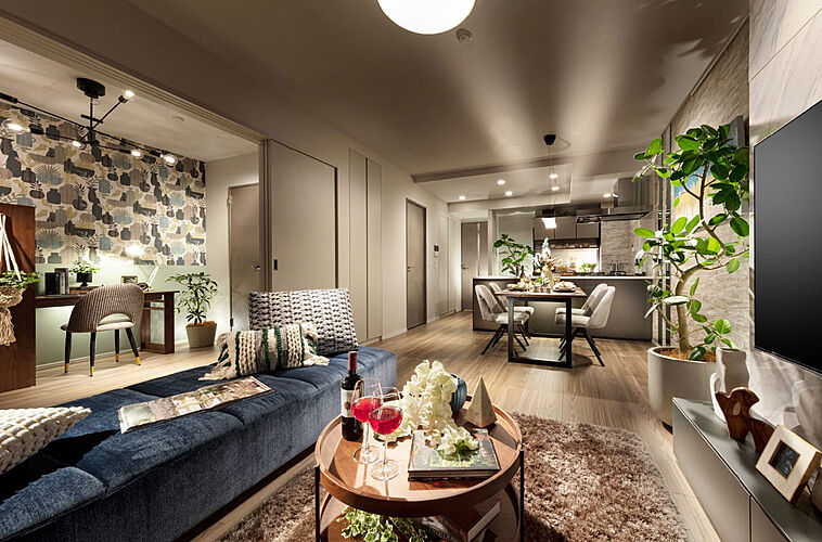 ブランシエラ宇都宮 駅東公園前 リビング・ダイニング（Etype）