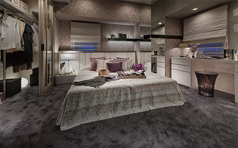 レーベン水戸ONE STATE TOWER ベッドルーム（Eタイプ）