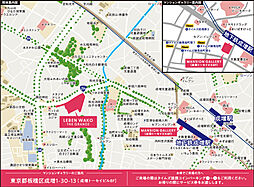 レーベン和光 THE GRANDE モデルルーム案内図