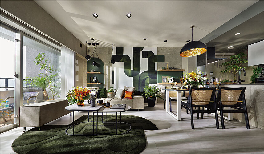 レーベン和光 THE GRANDE リビング・ダイニング（BGtype）