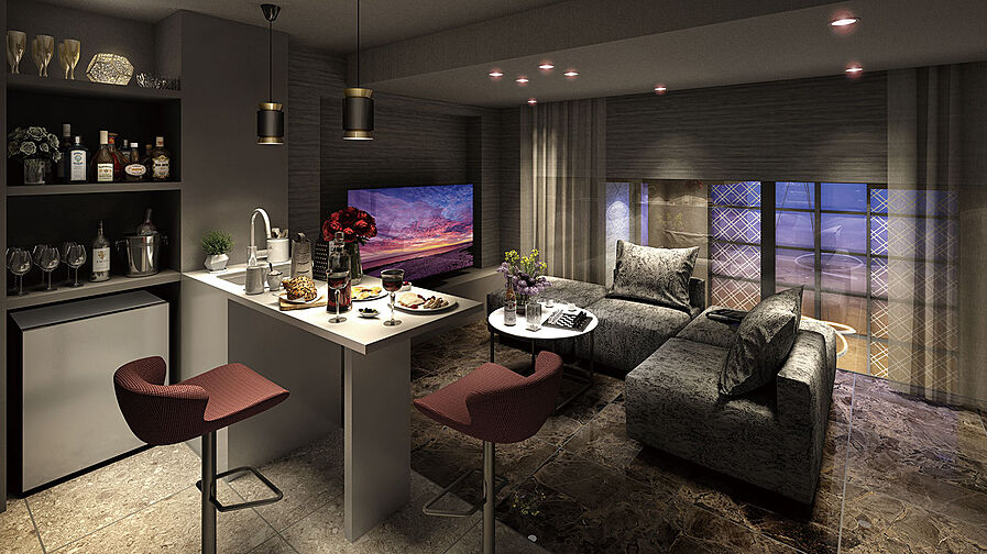 レーベン御宝町アルビオ・タワー 共用部