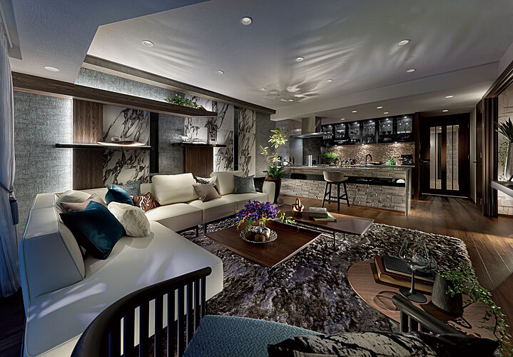 MATSUE THE TOWER リビング・ダイニング