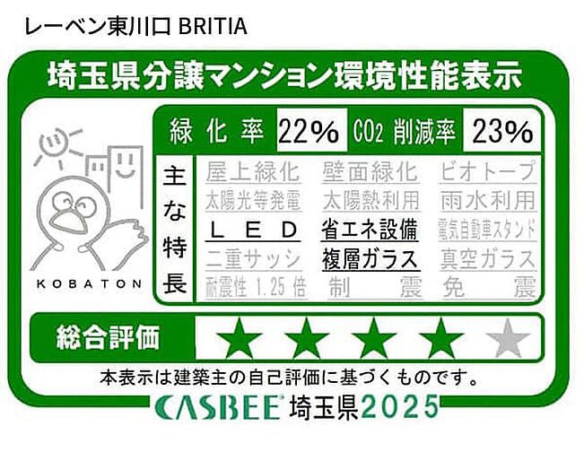 レーベン東川口 FULISTIA・レーベン東川口 BRITIA 設備