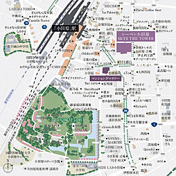 レーベン小田原 SKYS THE TOWER 現地案内図