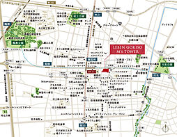 レーベン御器所 M's TOWER 現地案内図