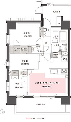 レーベン蕨PROJECT 間取り A