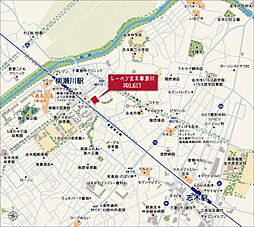 レーベン志木柳瀬川PROJECT 現地案内図