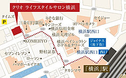 クリオレジダンス八王子セントラルマークス モデルルーム案内図