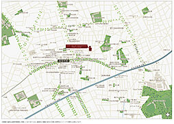 クリオ桜新町ザ・クラシック 現地案内図