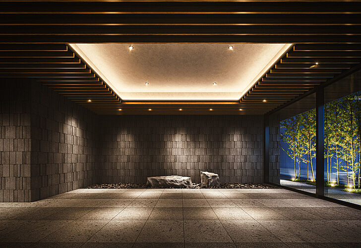 クリオ渡辺通セントラルマークス エントランスホール完成予想図