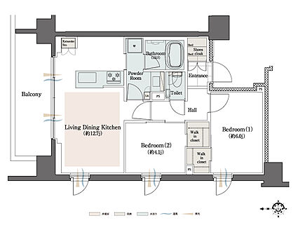 クリオ練馬ブライトマークス 間取り B