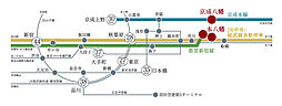 クリオ ラベルヴィ本八幡 アクセス図