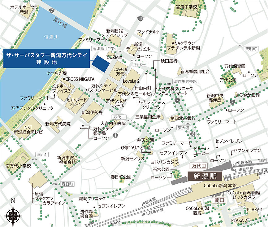 現地案内図
