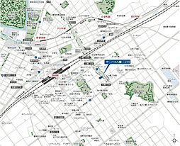 サーパス八幡二丁目 現地案内図