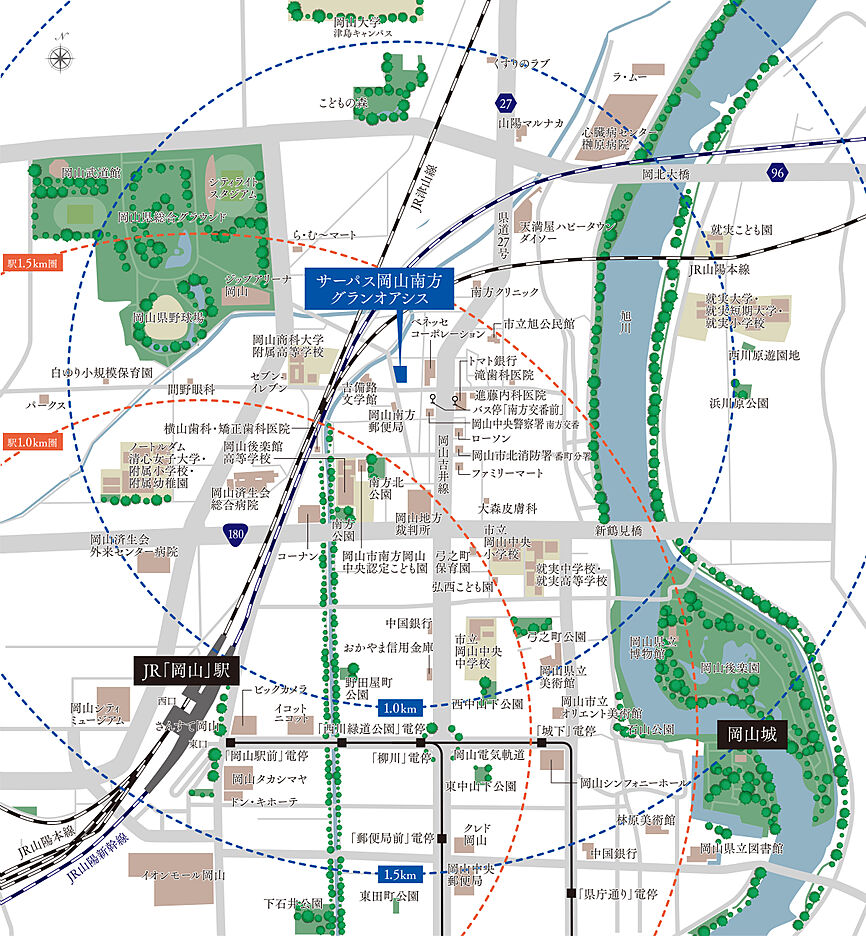 現地案内図