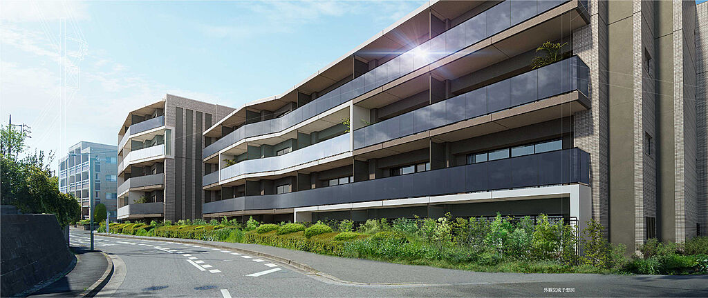 サーパスみずほ台ガーデンフォート 外観完成予想図