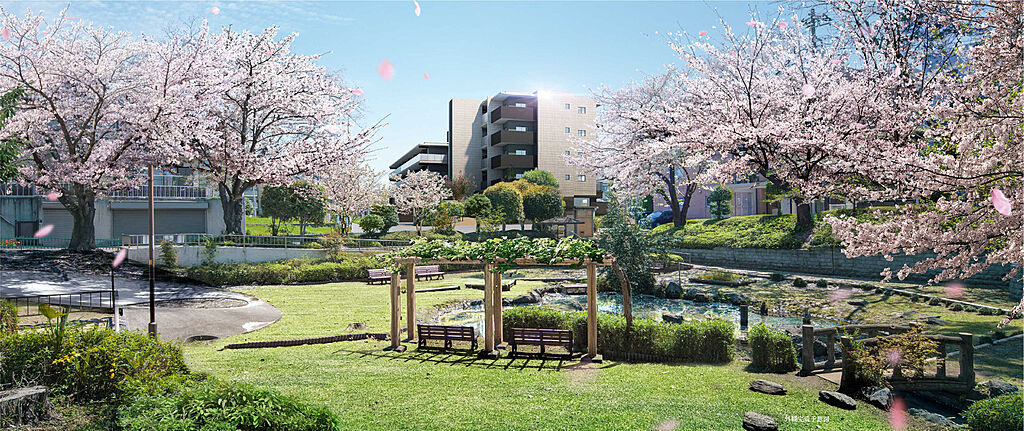 サーパスみずほ台ガーデンフォート 外観完成予想図