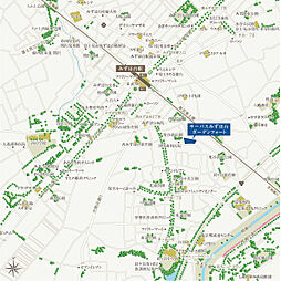 サーパスみずほ台ガーデンフォート 現地案内図