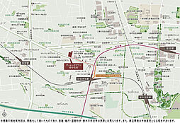 ヴェレーナグラン府中美好 現地案内図
