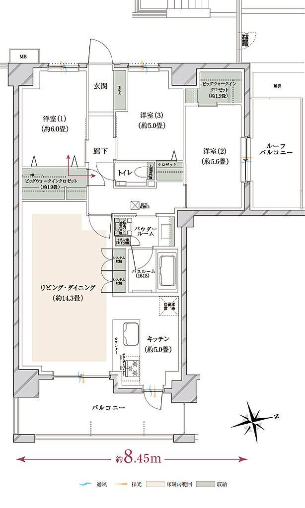 ヴェレーナグラン府中美好 間取り 【先着順】CLr