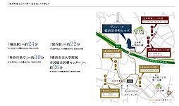 ヴェレーナ横浜岩井町ヒルズ アクセス図