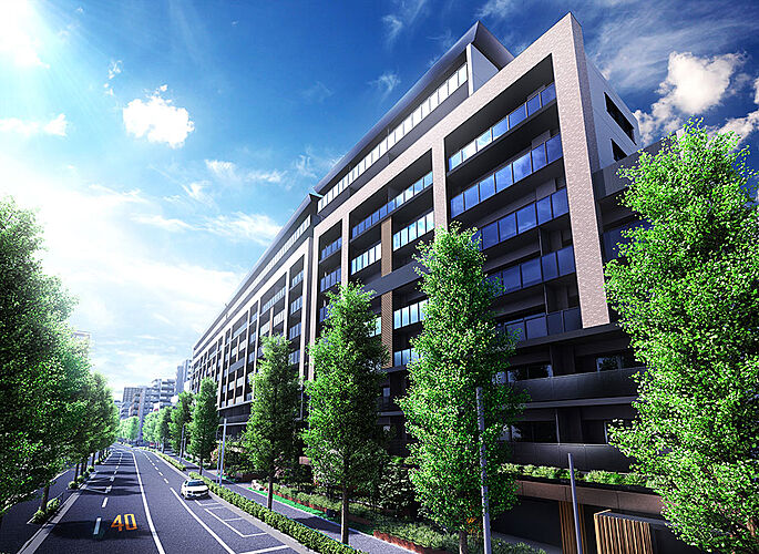 リビオシティ文京小石川 屋上テラス完成予想CG