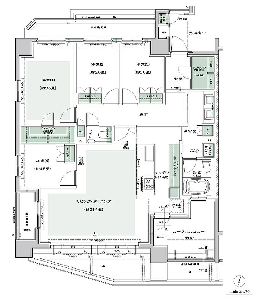 リビオ西新二丁目 間取り I