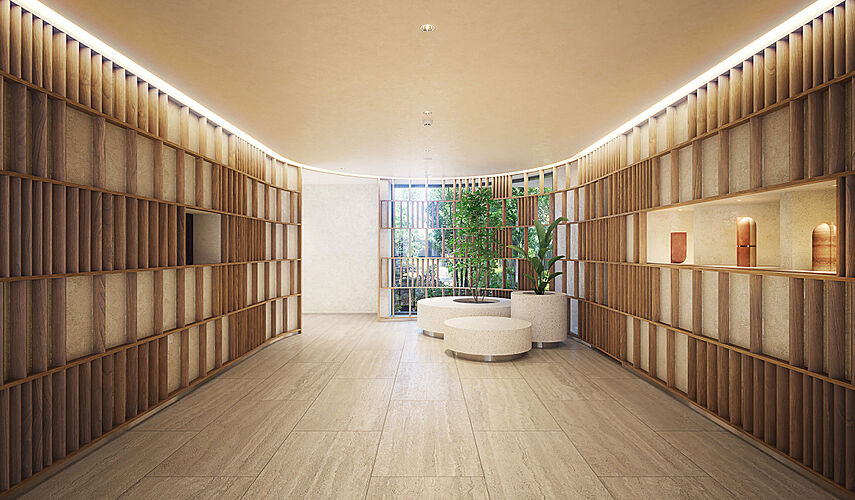 リビオ光が丘ガーデンズ エントランスホール完成予想CG