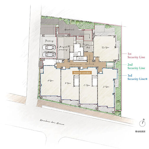 リビオ駒沢大学レジデンス 共用部