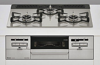 リビオ篠崎 3口コンロ・ガラストッププレート