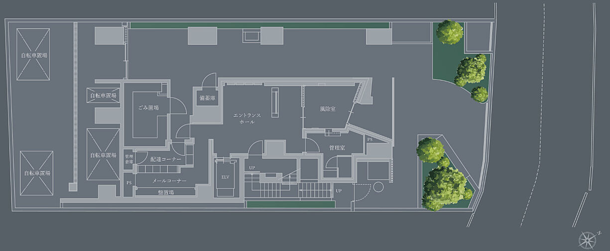 ルジェンテ白金高輪 共用部