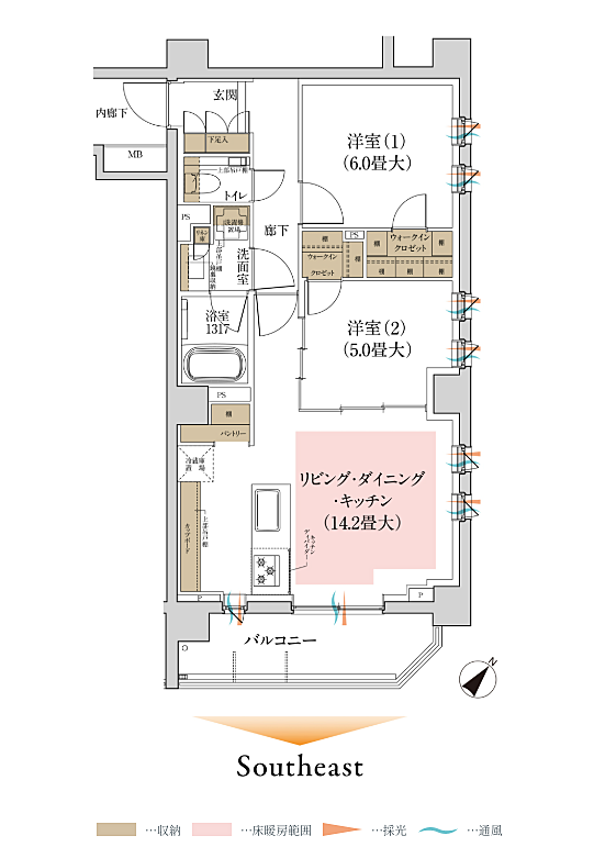 ルジェンテ渋谷西原 間取り D