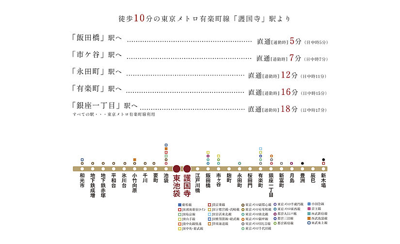 ルジェンテ文京護国寺 アクセス図