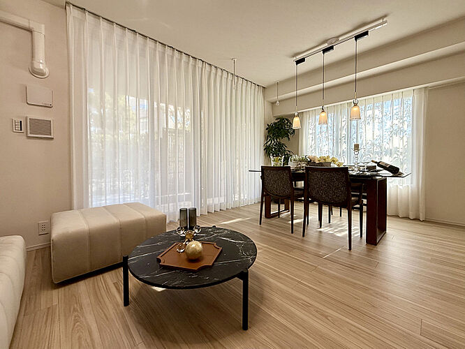 リーフィアレジデンス調布小島町 リビング・ダイニング