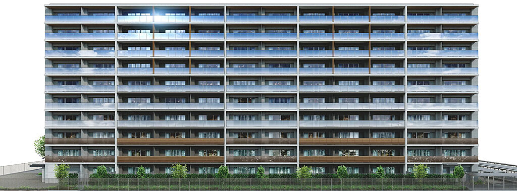 リーフィアレジデンス海老名ブライトガーデン 外観完成予想CG