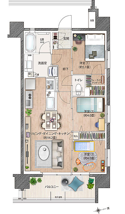 タイプ：F