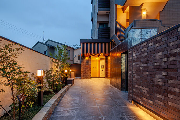 Theフローレンス翠 エントランスアプローチ完成予想図