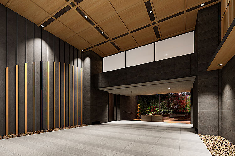 ルネグラン上石神井 エントランスホール完成予想CG