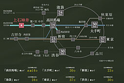 ルネグラン上石神井 アクセス図