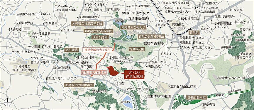 現地案内図