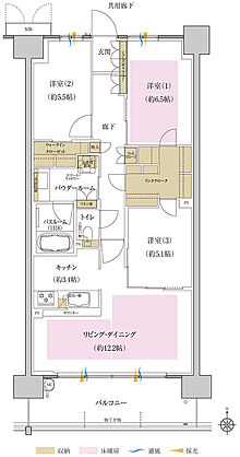 プレミスト藤が丘 間取り S-K2