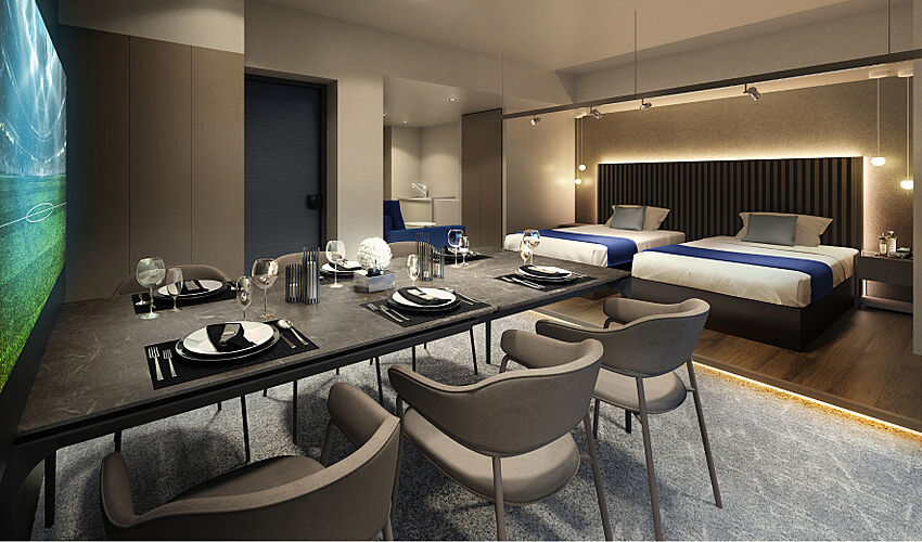 プレミスト札幌環状通東ステーションサイド レセプションルーム完成予想図