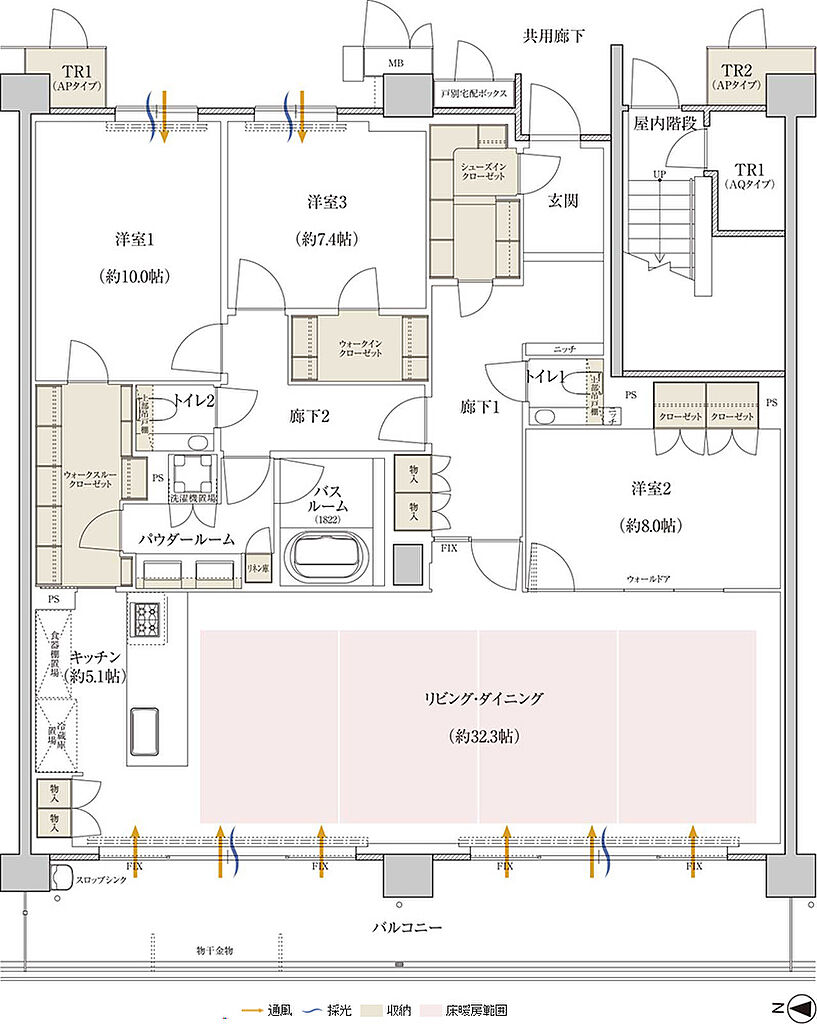 プレミスト京都 松ケ崎 間取り AP