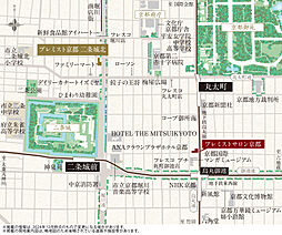 プレミスト京都 二条城北 現地案内図