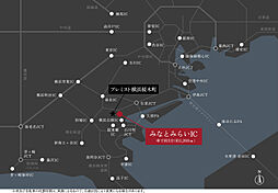 プレミスト横浜桜木町 アクセス図