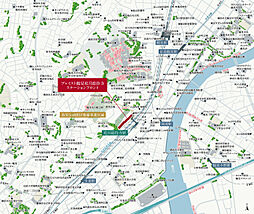 プレミスト鶴見花月総持寺ステーションフロント 現地案内図