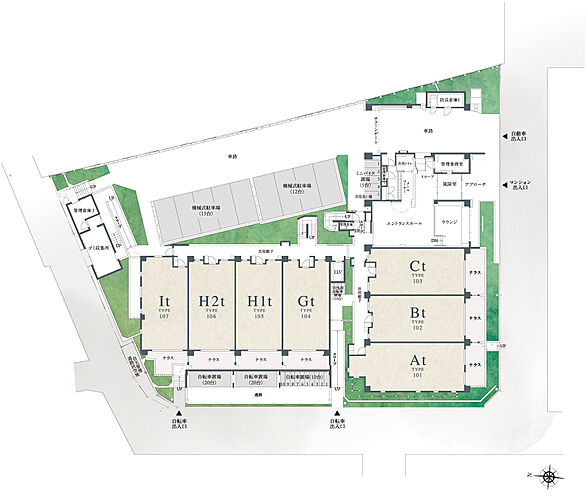 プレミスト中央林間 共用部