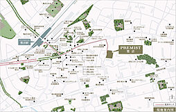 プレミスト鷺沼 現地案内図